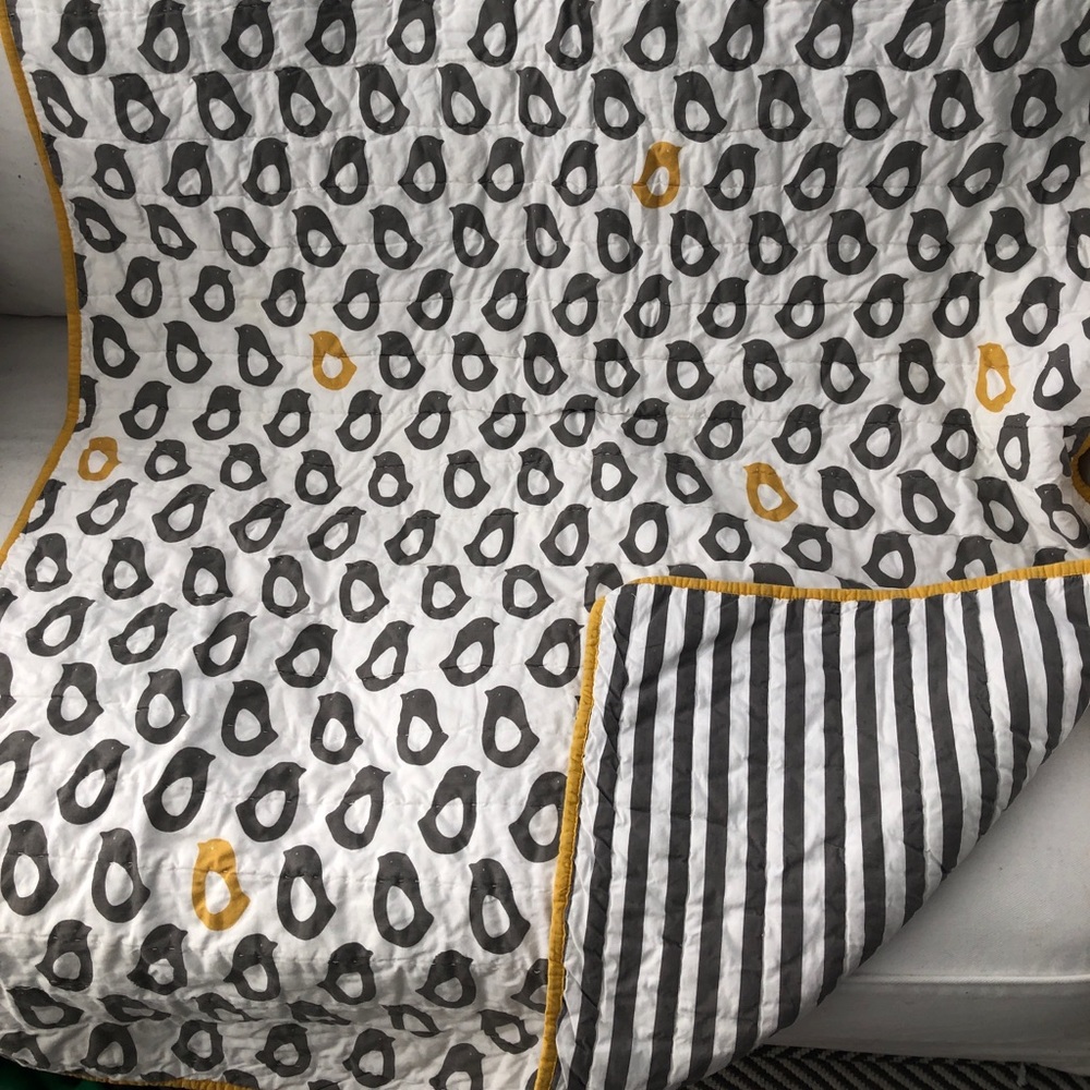 Land of nod chicks toddler quilt